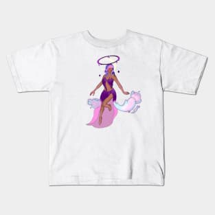 Glow Fairy Clouds and Moon Kids T-Shirt